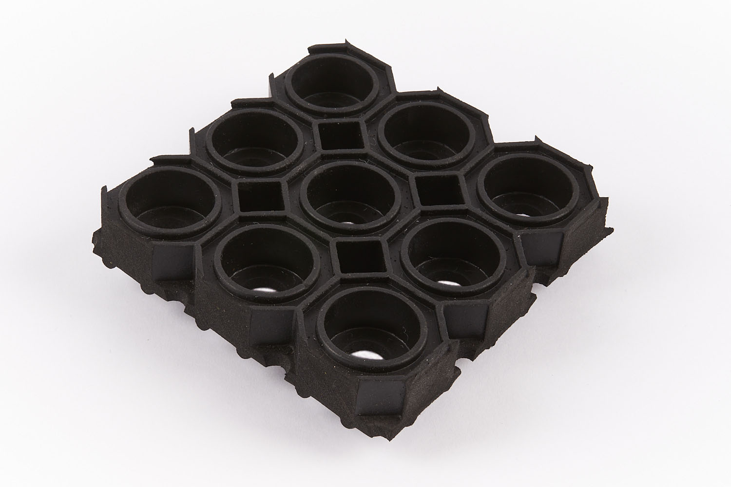 Gummiwabenmatten "KARO AS" - offene Ausführung